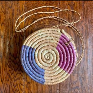 Rattan Summer Crossbody bag Handmade 🌟 Sustainable 🌟Eco-friendly